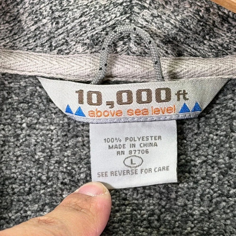 10000 ft Above Sea Level Women's Gray‎ Speckled Pullover Sweater Size Large